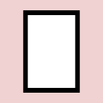 Portrait Black<br> (9x12 inches)