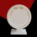 Circular white <br>with stand (5 in)